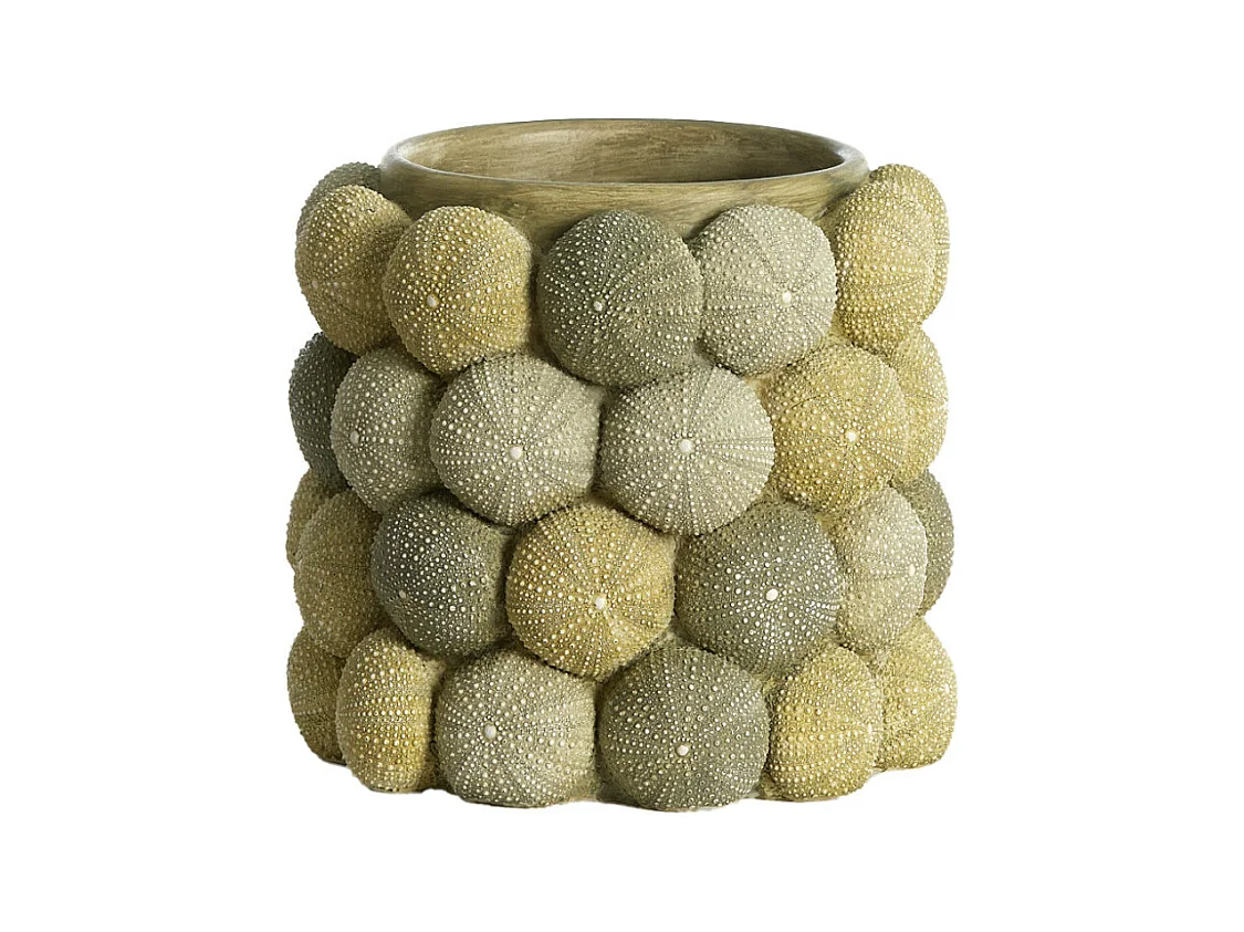 Vase OURSIN - Ø20,5x18cm - Vert