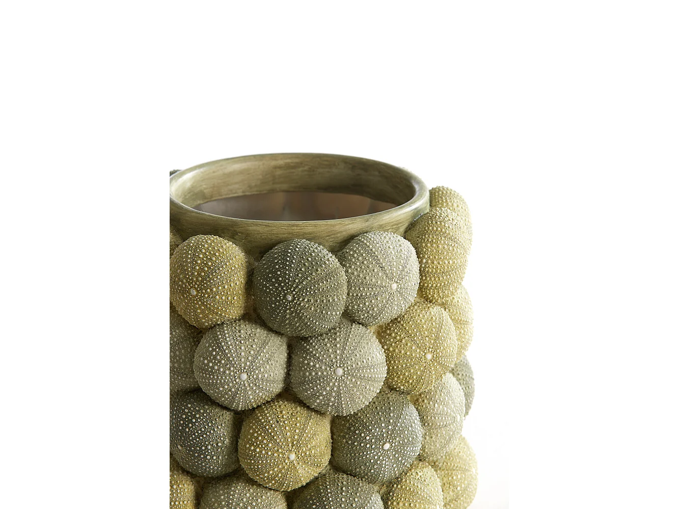 Vase OURSIN - Ø20,5x18cm - Vert