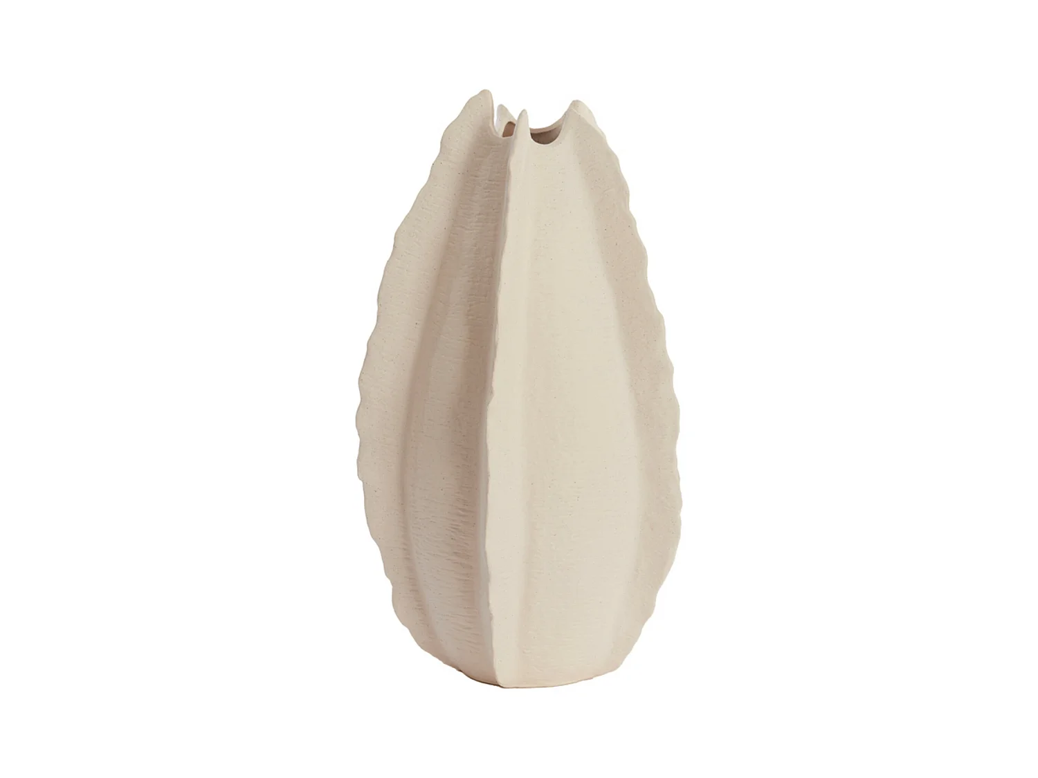 Vase KELAPA - 37x36x66,5cm - Blanc
