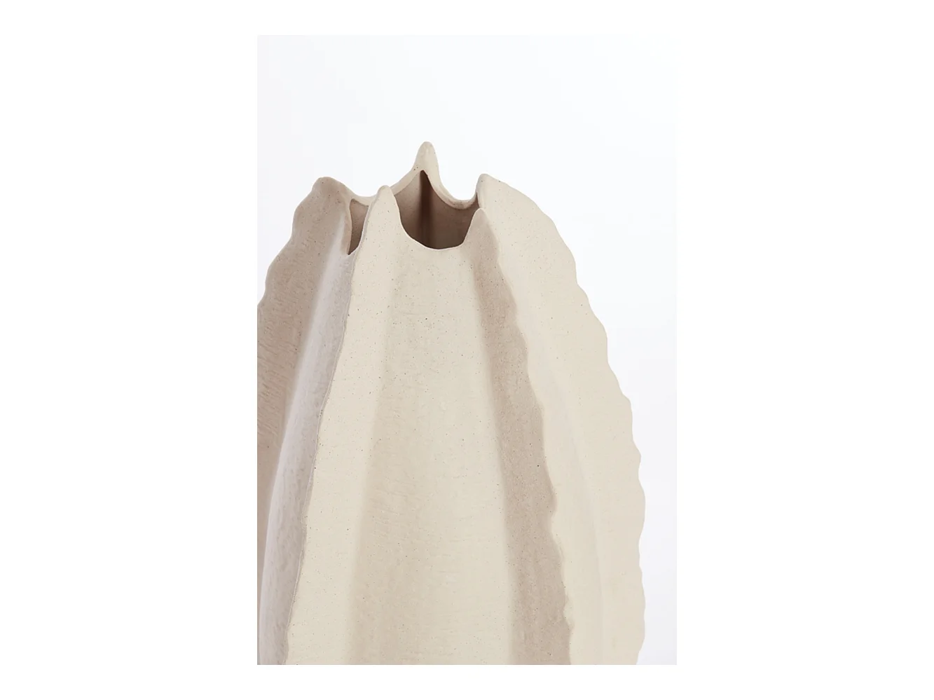 Vase KELAPA - 37x36x66,5cm - Blanc