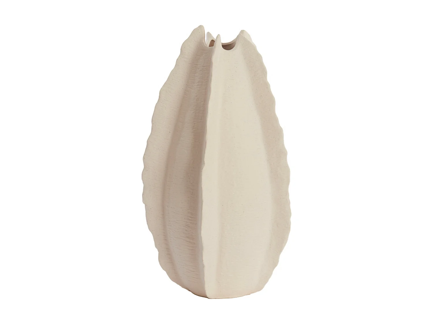 Vase KELAPA - 37x36x66,5cm - Blanc