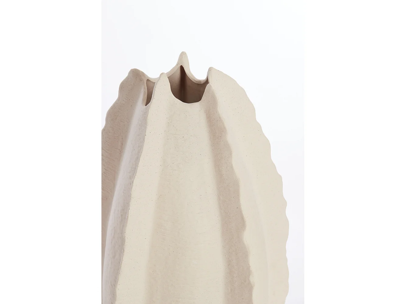 Vase KELAPA - 37x36x66,5cm - Blanc