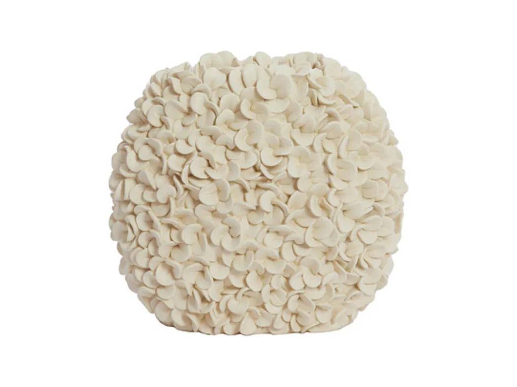 Vase PHYLIA - 31,5x17x28cm - Blanc