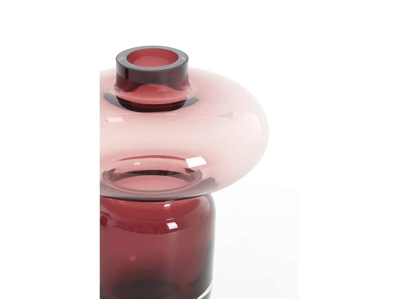 Vase RYNX - Ø14,5x19cm - Violet