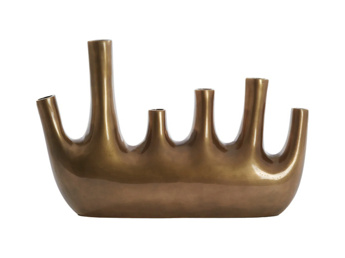 Vase KUTA - 43x7,5x28cm - Bronze