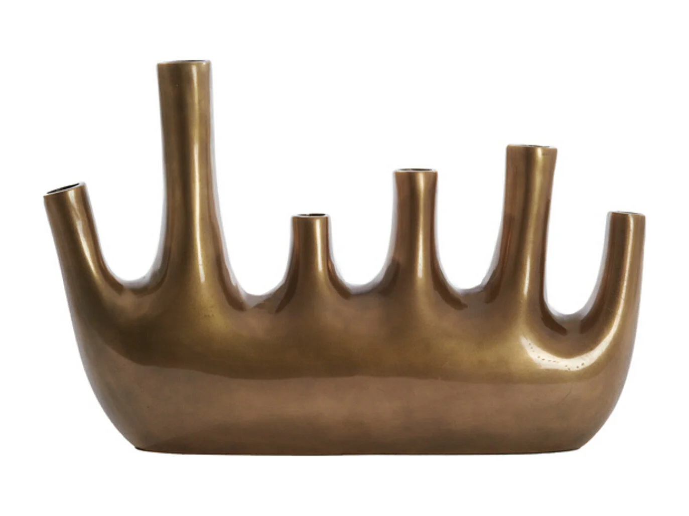 Vase KUTA - 43x7,5x28cm - Bronze