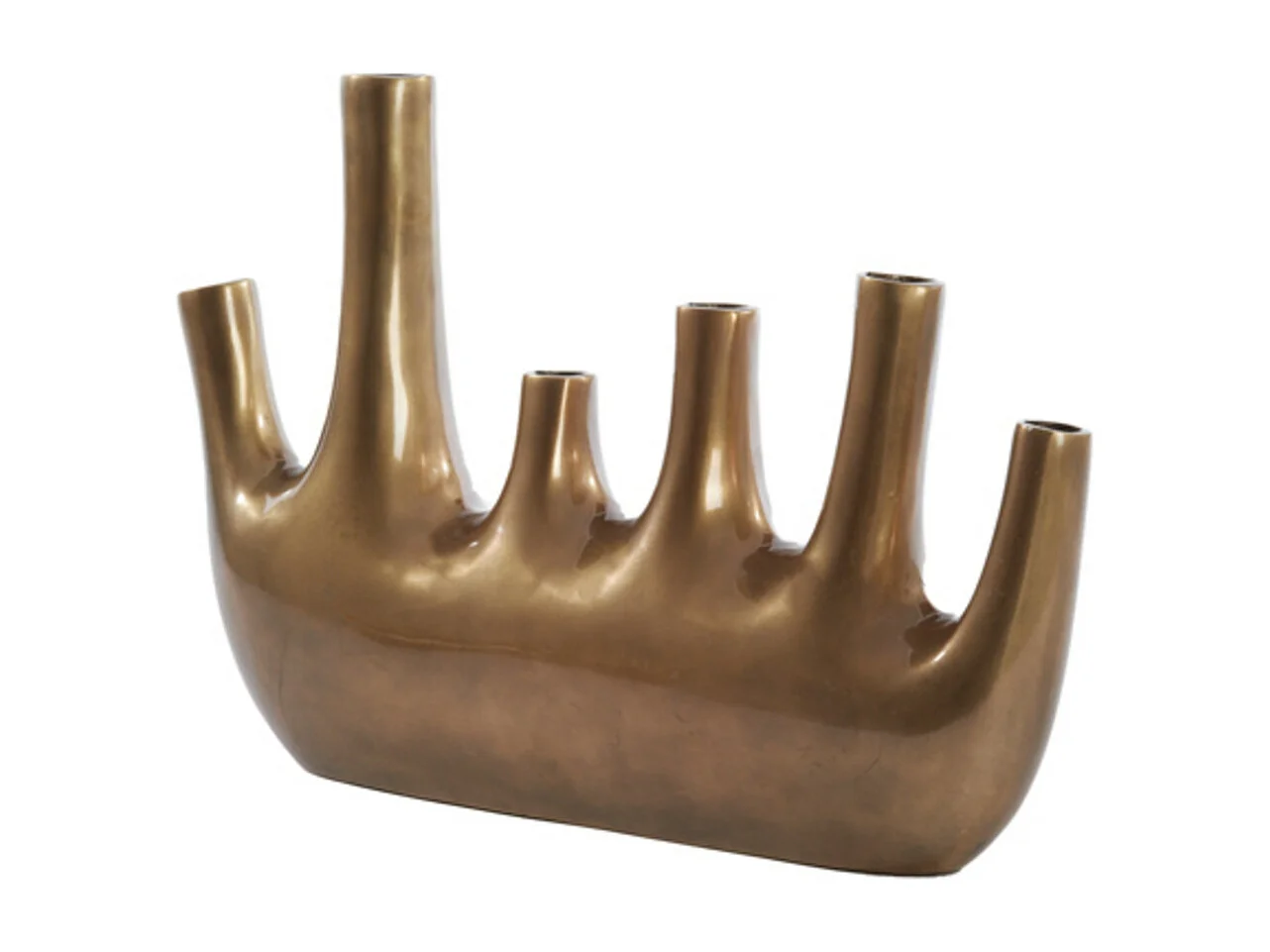 Vase KUTA - 43x7,5x28cm - Bronze