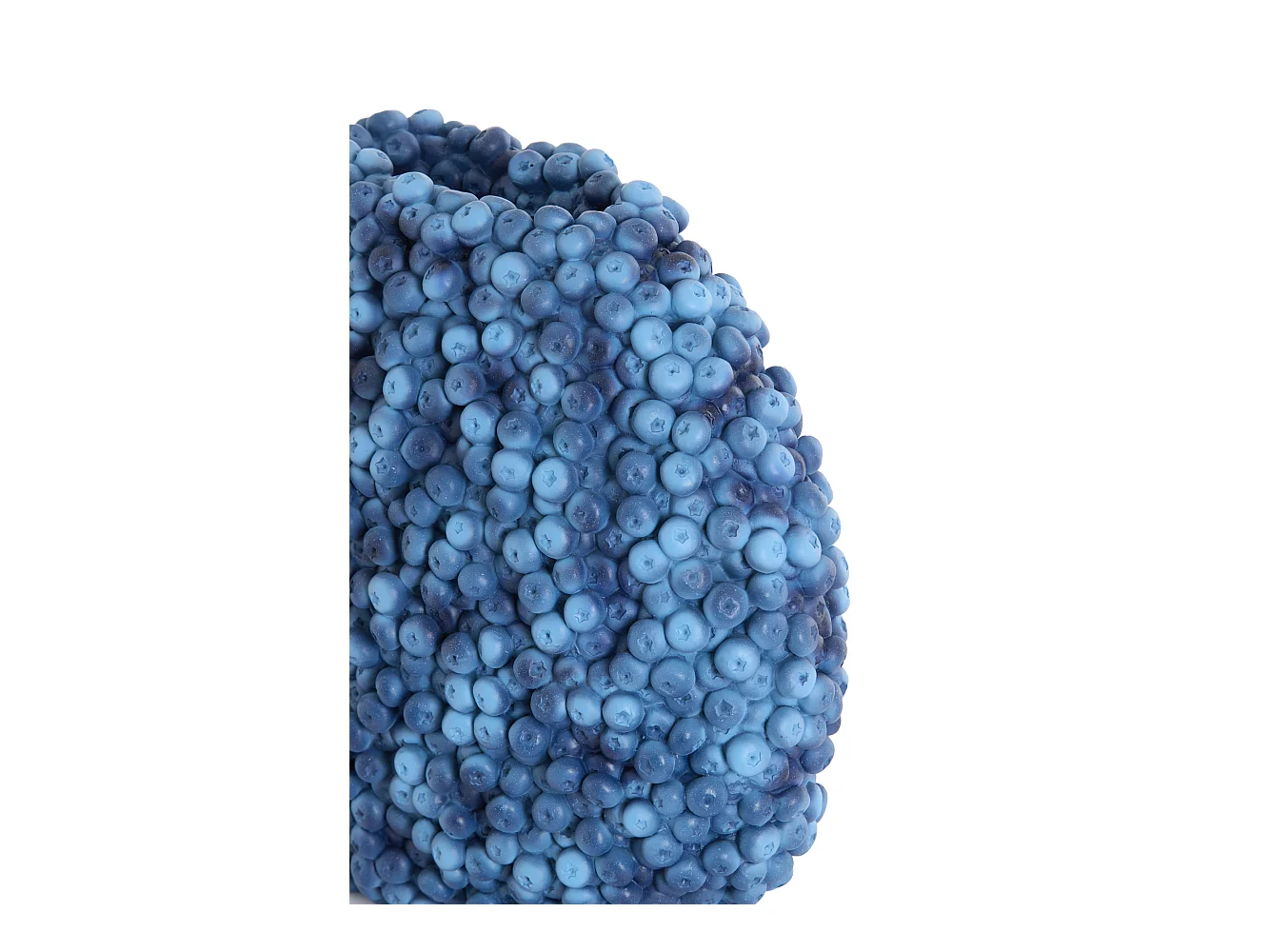Vase BERRIES - 44x19x37cm - Bleu