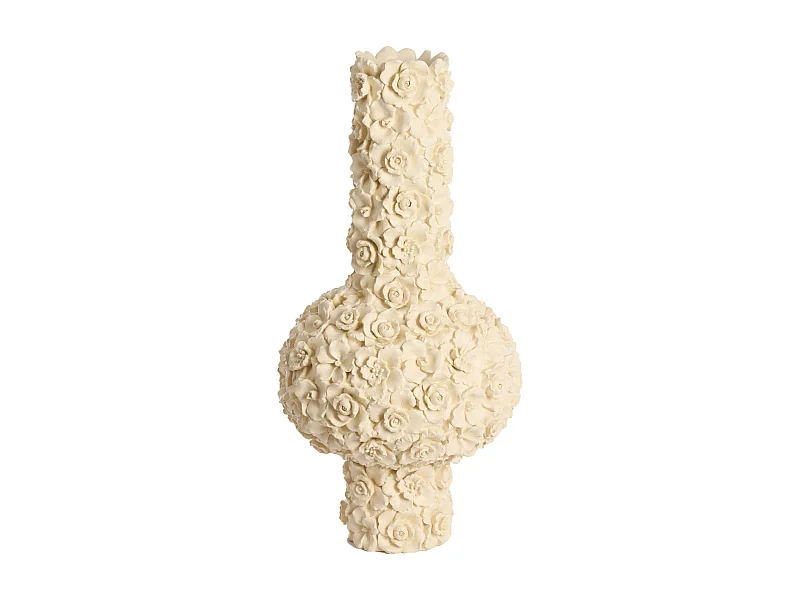 Vase GYULA - Ø31x62cm - Blanc