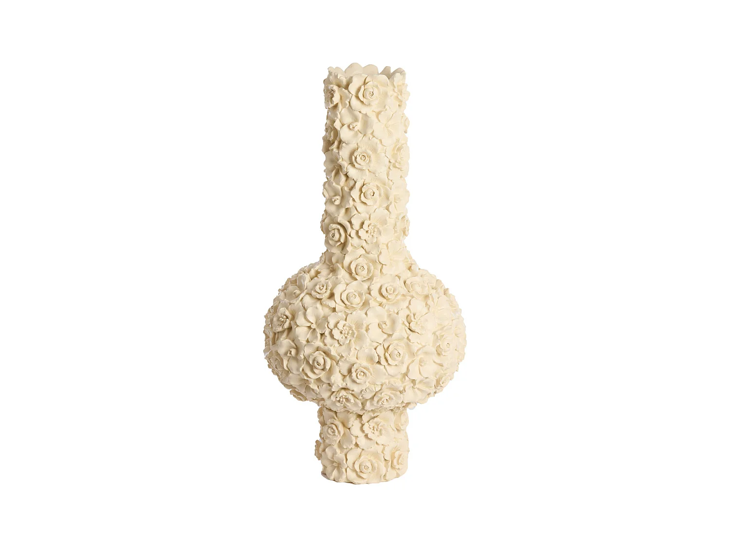 Vase GYULA - Ø31x62cm - Blanc