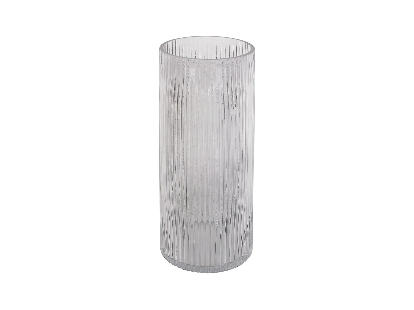 Vase Allure Straight Large - Gris foncé