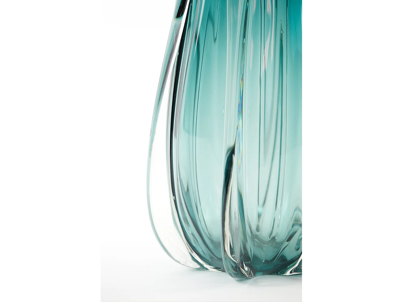 Vase MURELA - Ø21x38cm - Bleu