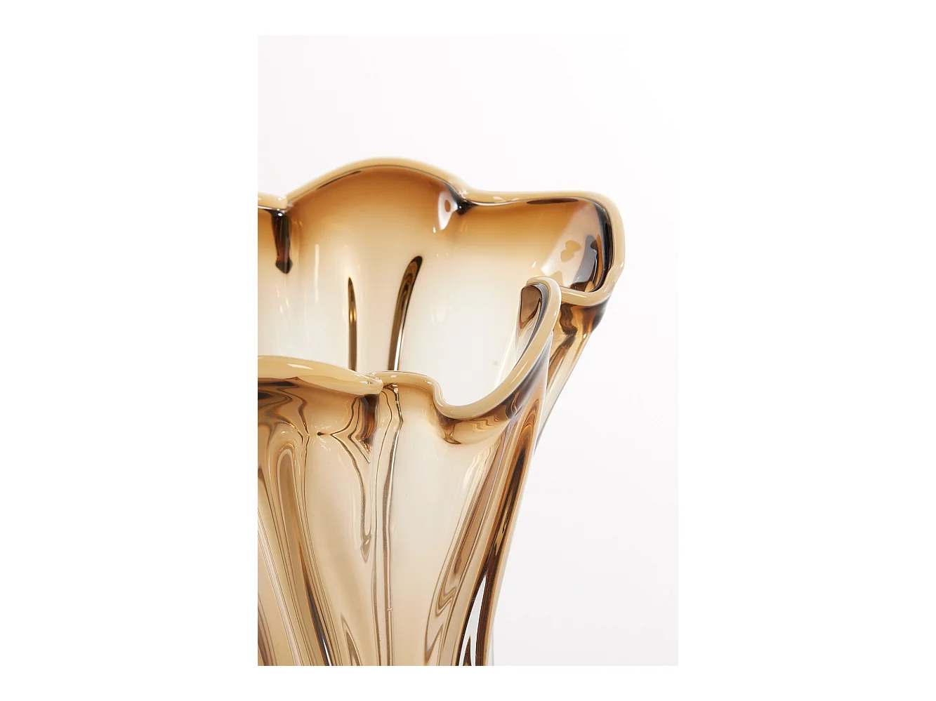 Vaas KAZUNO - Ø26x32cm - Bruin