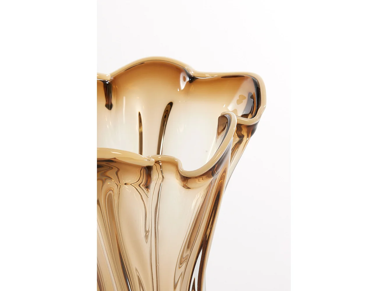 Vase KAZUNO - Ø26x32cm - Marron