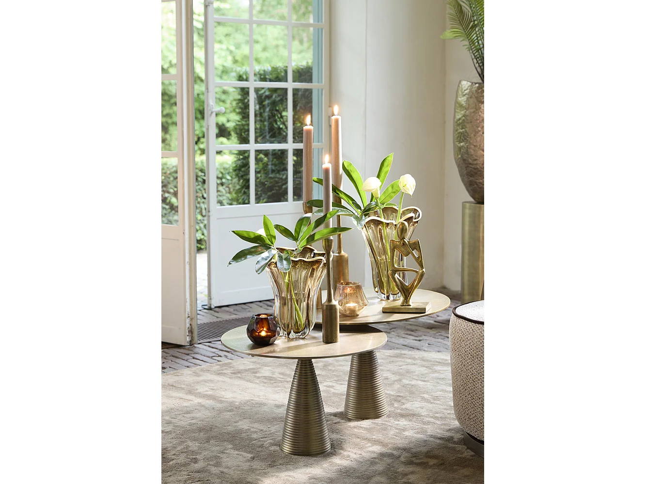 Vase KAZUNO - Ø26x32cm - Marron