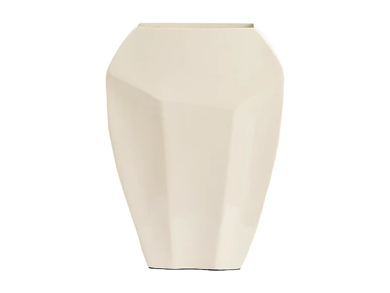 Vase CORDOBA - 25x11x34cm - Weiß