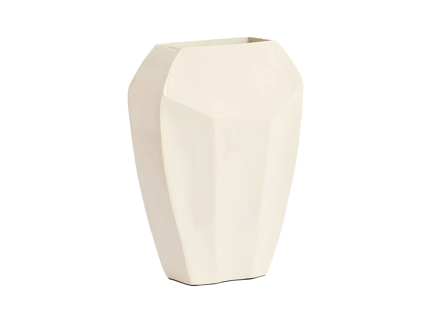 Vase CORDOBA - 25x11x34cm - Blanc