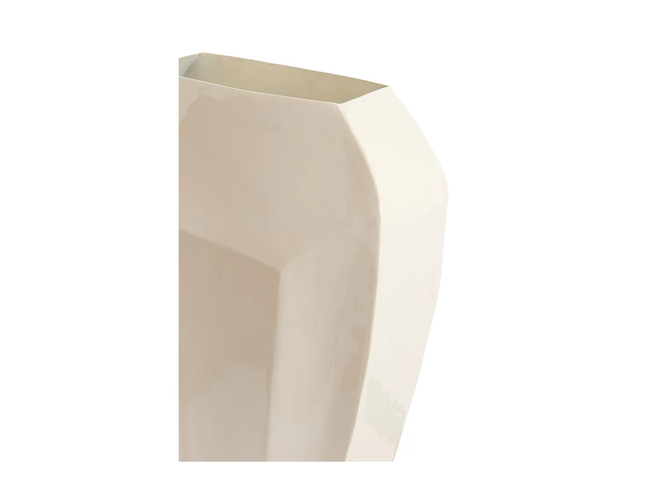 Vase CORDOBA - 25x11x34cm - Blanc