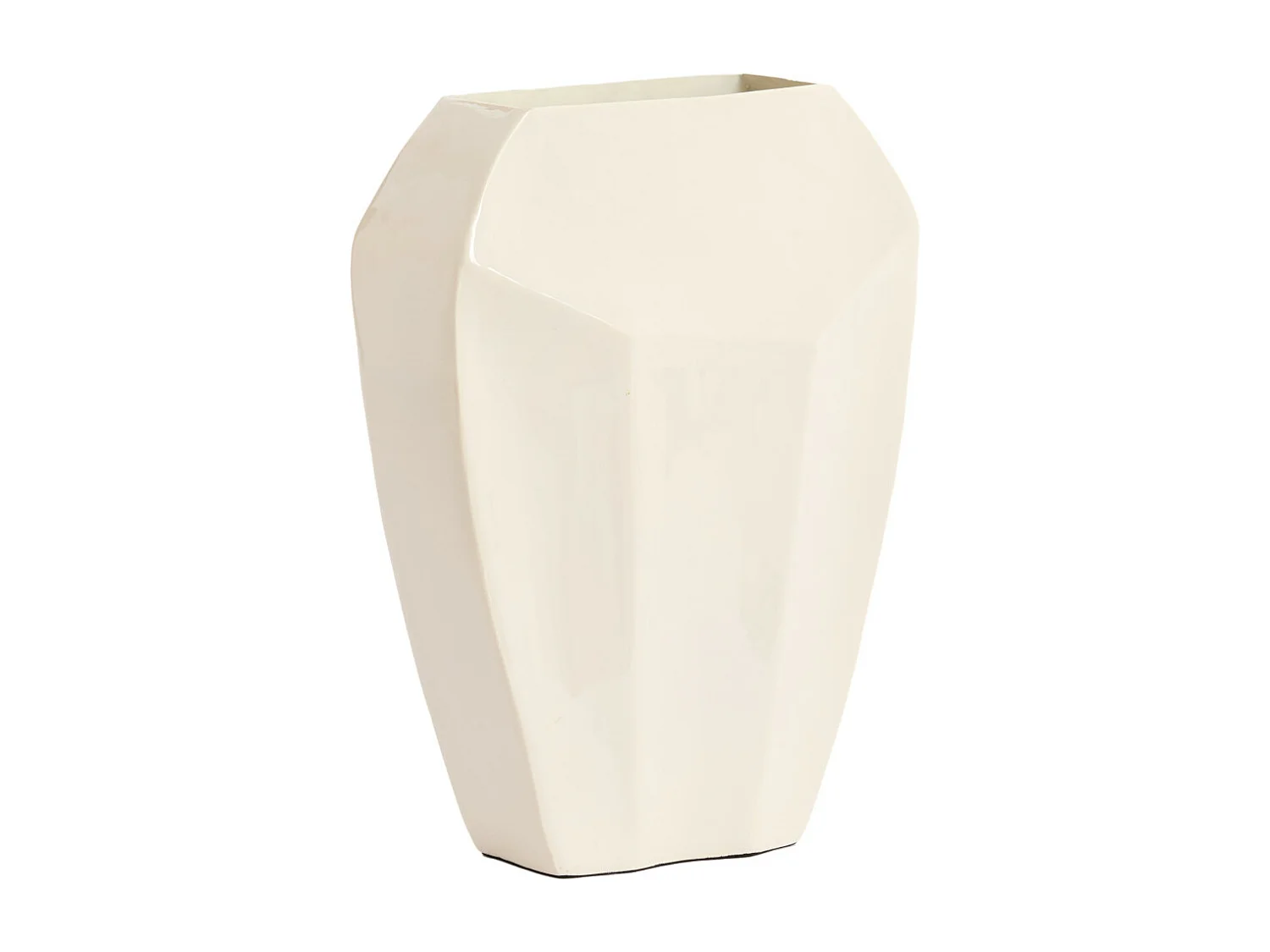 Vase CORDOBA - 25x11x34cm - Blanc