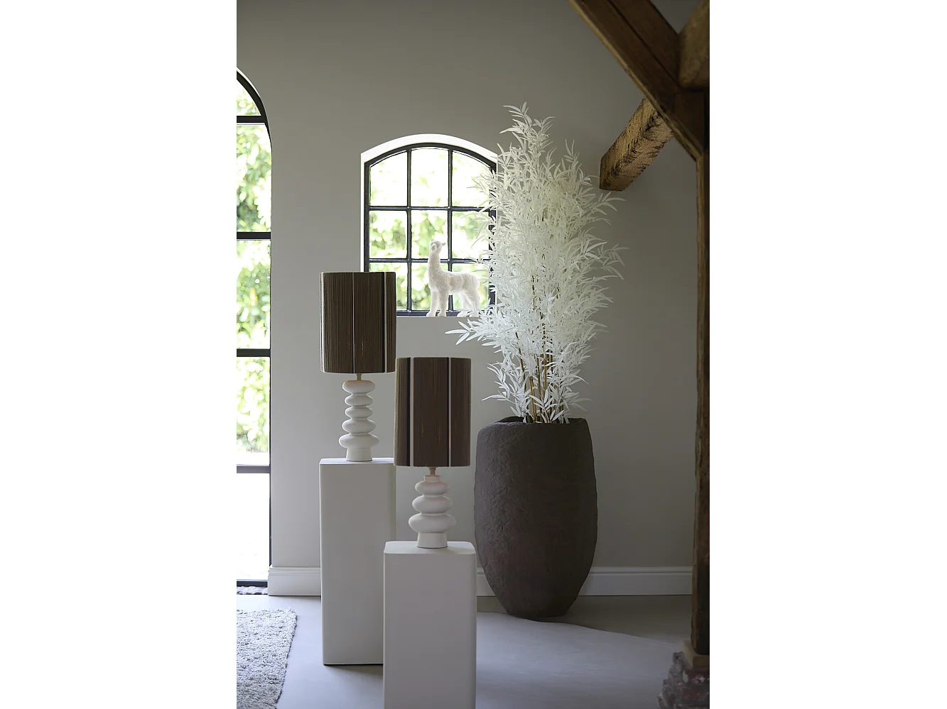 Vase TINGRI - Ø59x90cm - Marron