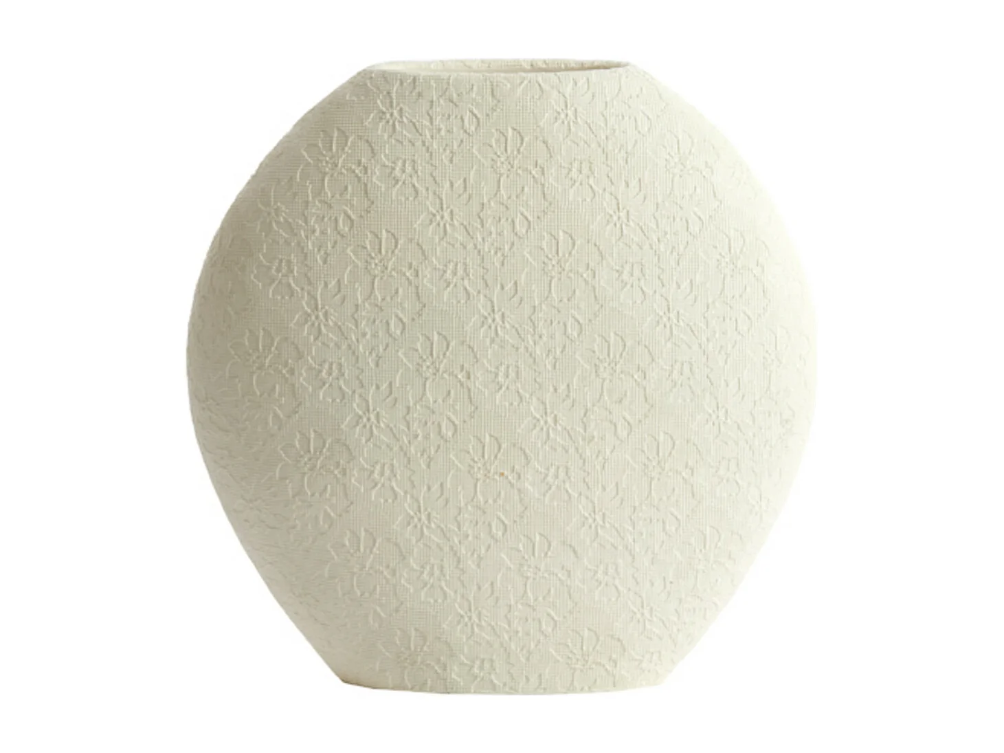 Vase RENDA - 29,5x10x30cm - Blanc
