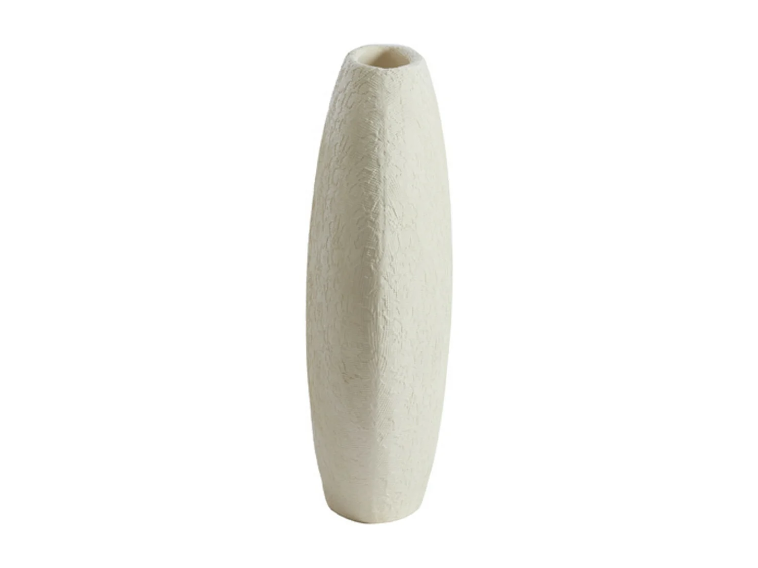 Vase RENDA - 29,5x10x30cm - Blanc