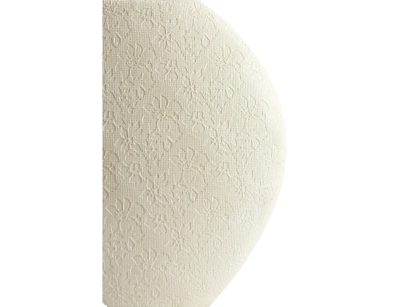 Vase RENDA - 29,5x10x30cm - Blanc