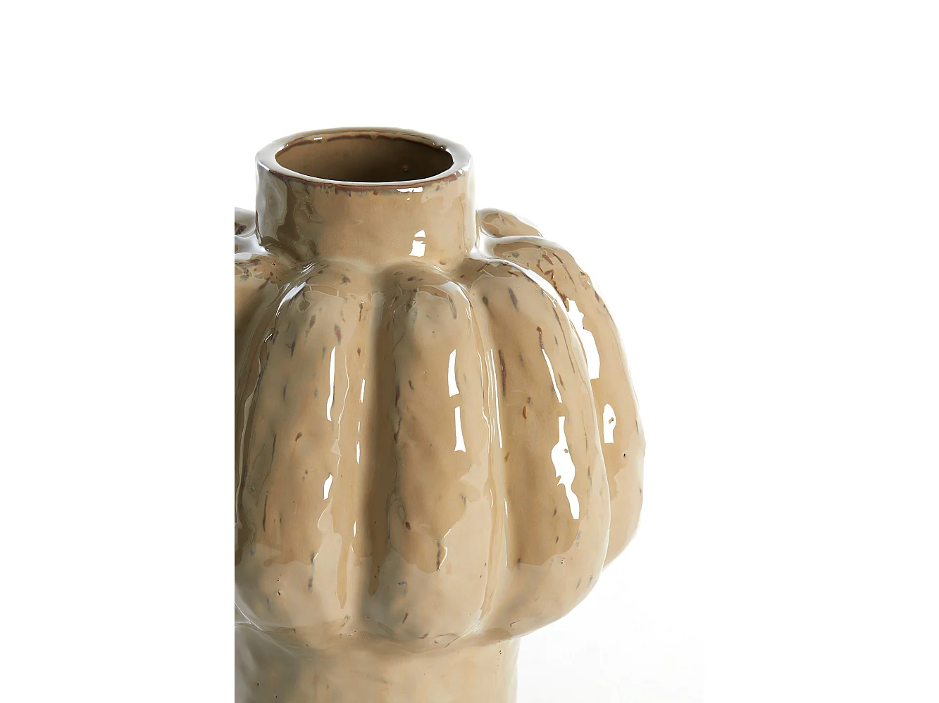 Vase ALIVERI - Ø25x29cm - Marron