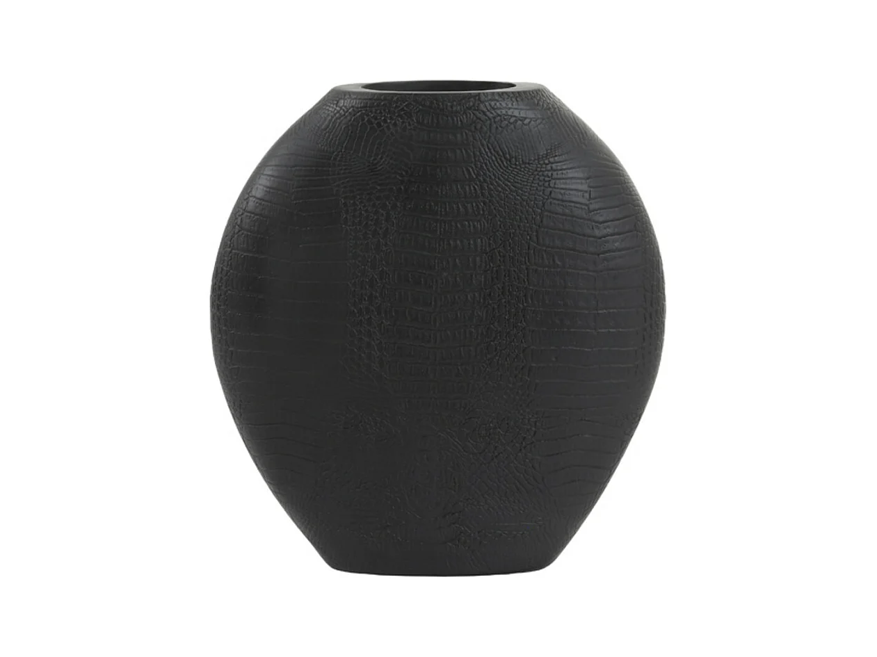 Vase SKELD - 29,5x8x31,5cm - Noir