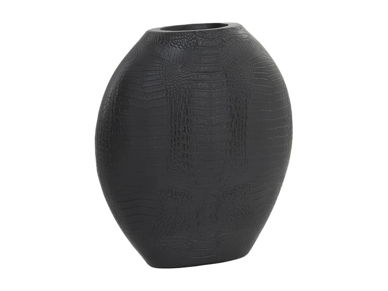 Vase SKELD - 29,5x8x31,5cm - Noir