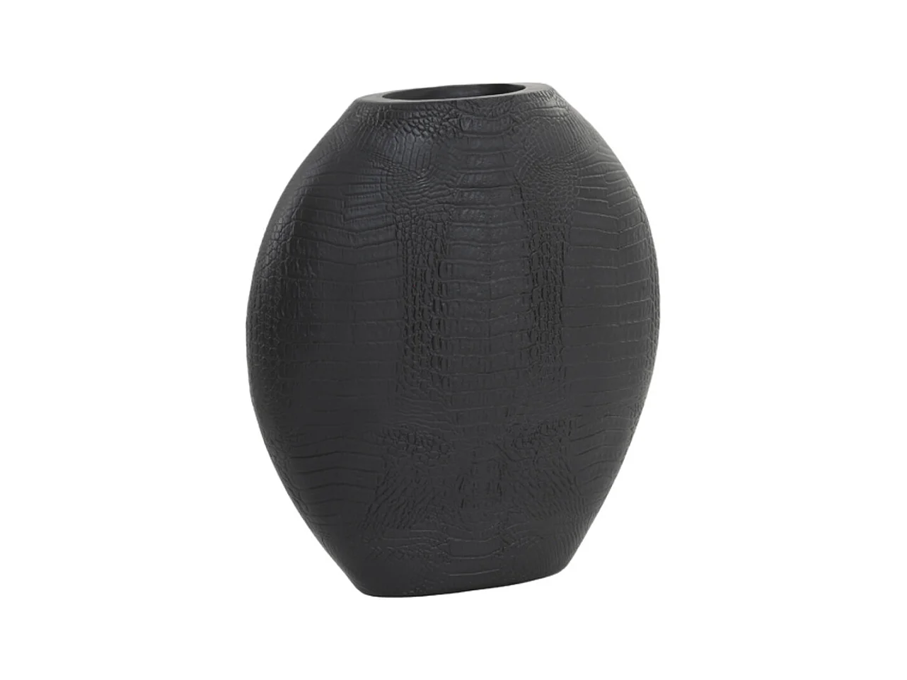Vase SKELD - 29,5x8x31,5cm - Noir
