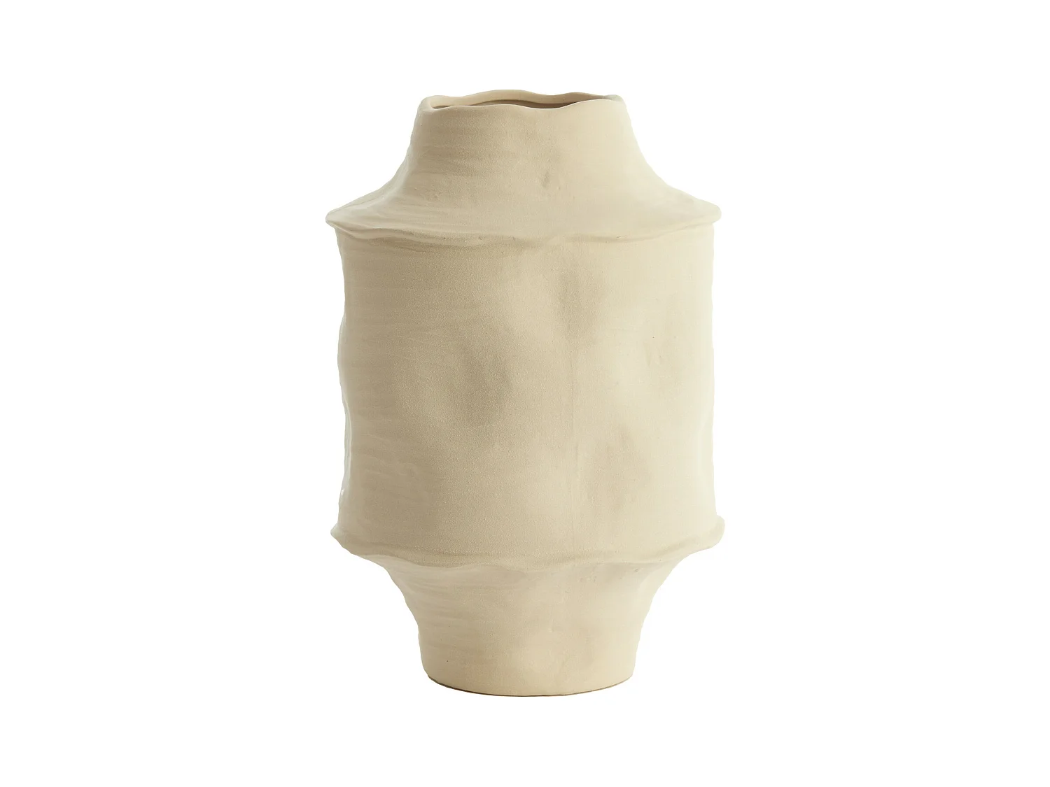 Vase CORSICO - Ø25x38cm - Blanc