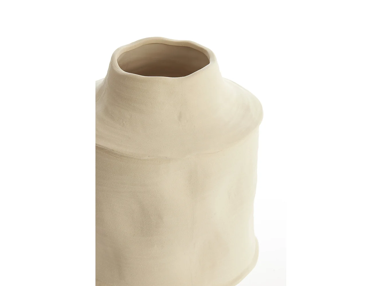 Vase CORSICO - Ø25x38cm - Blanc