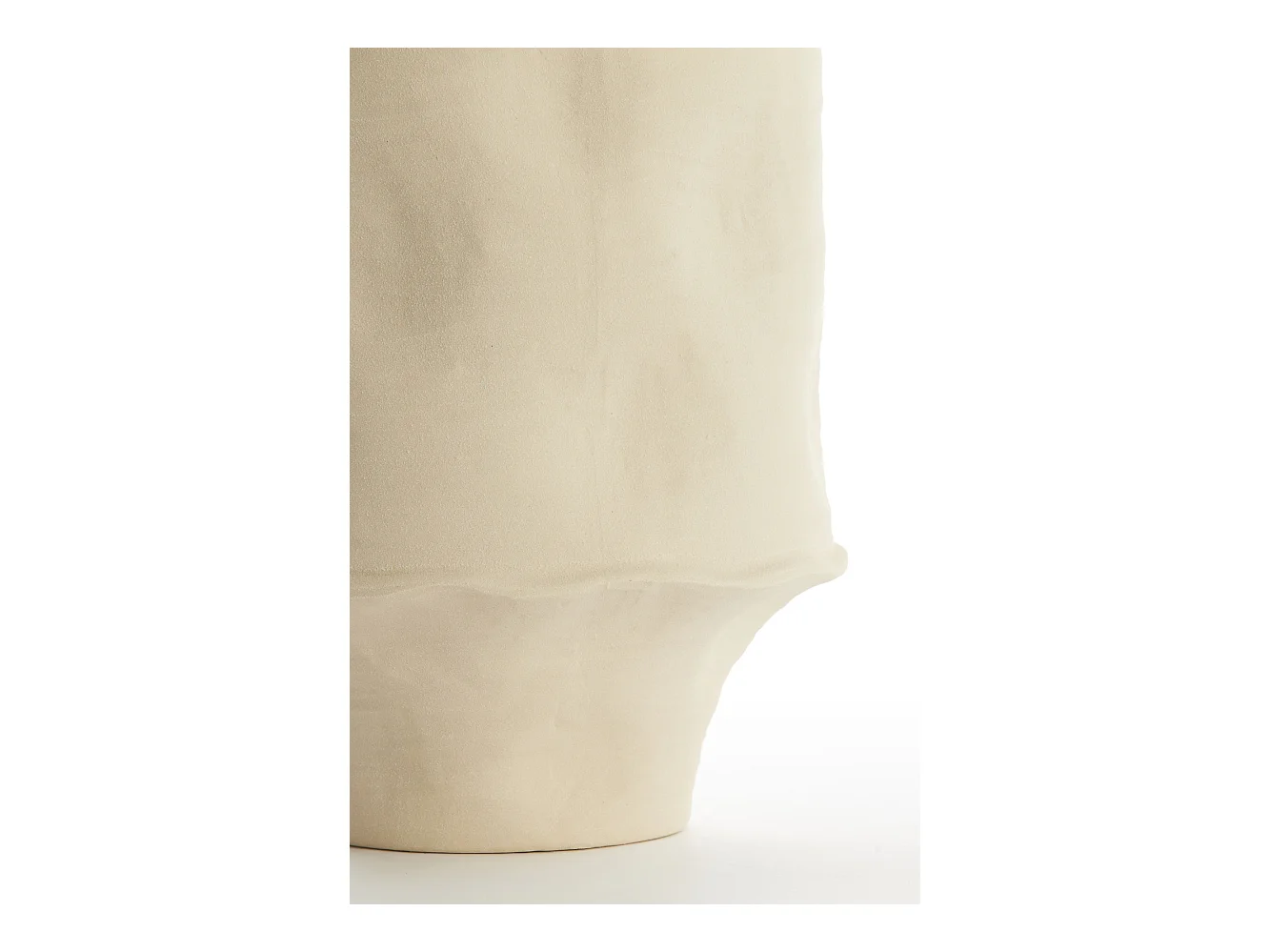 Vase CORSICO - Ø25x38cm - Weiß