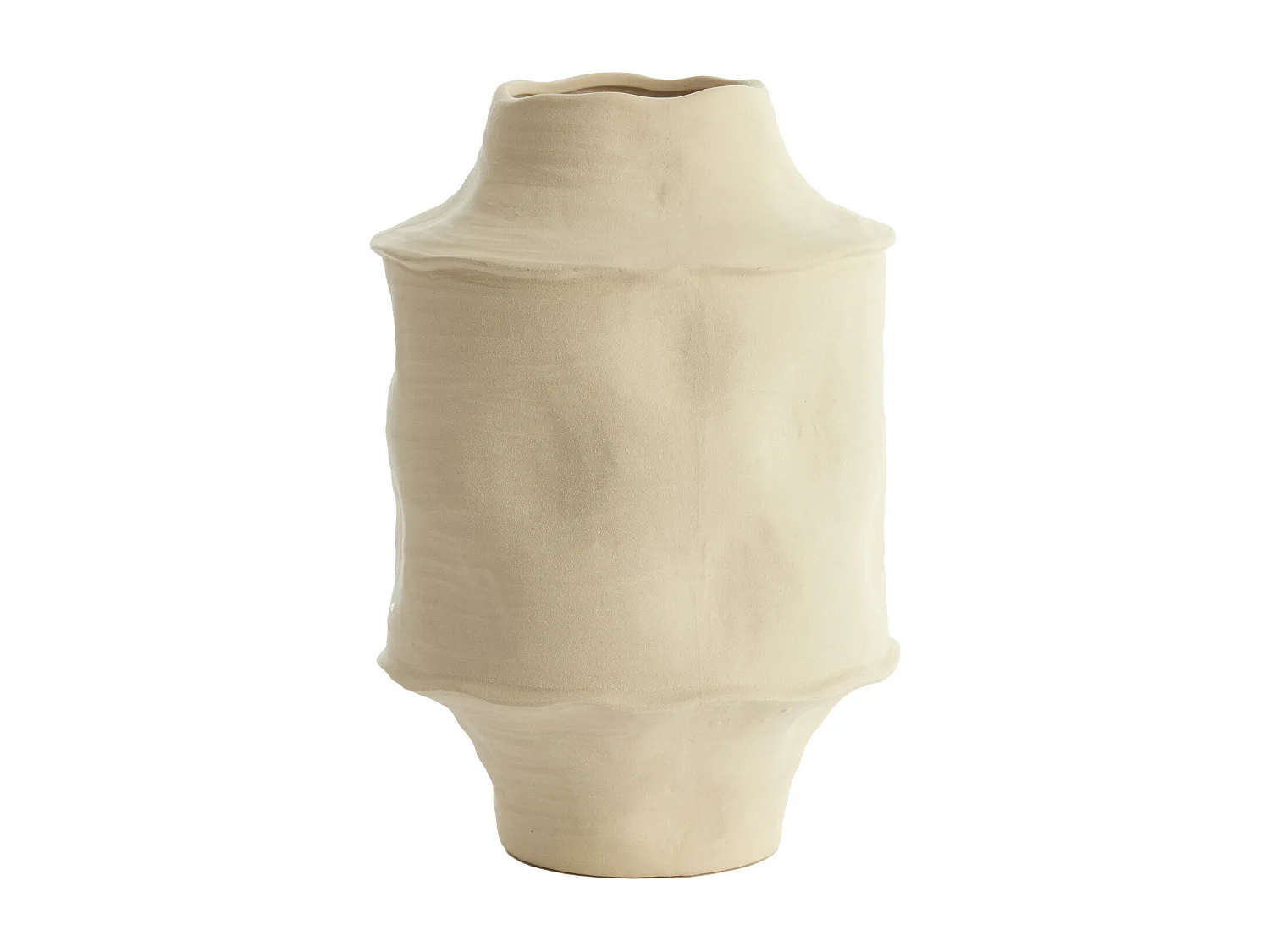 Vase CORSICO - Ø25x38cm - Blanc