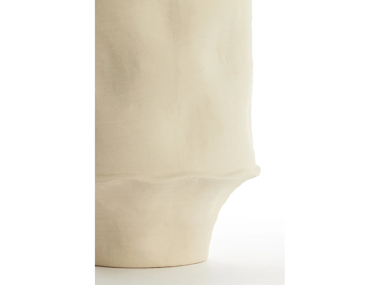 Vase CORSICO - Ø25x38cm - Blanc