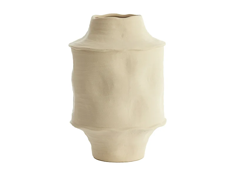 Vase CORSICO - Ø25x38cm - Blanc