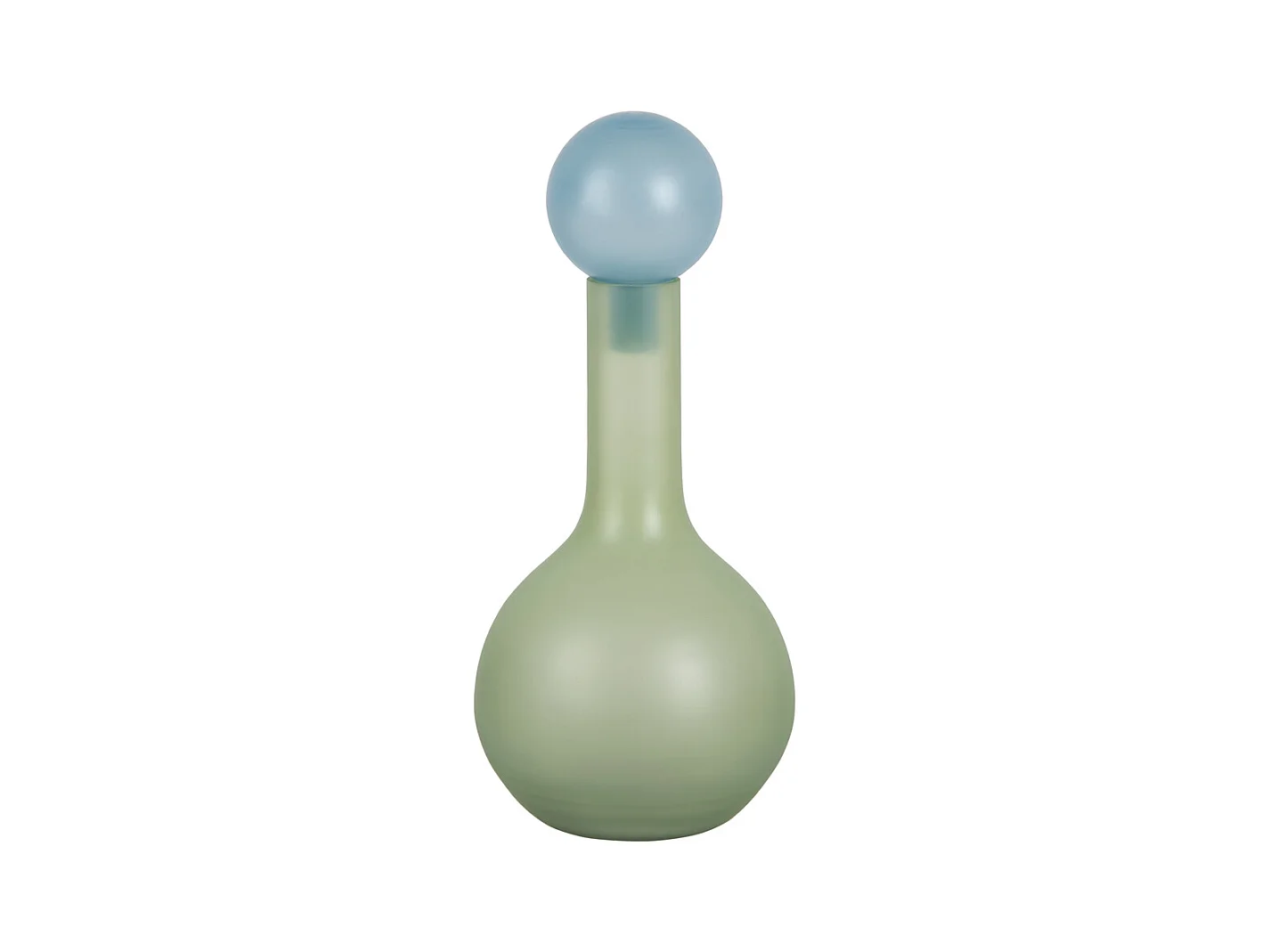 Vase Alegre Globo - Vert doux et bleu doux