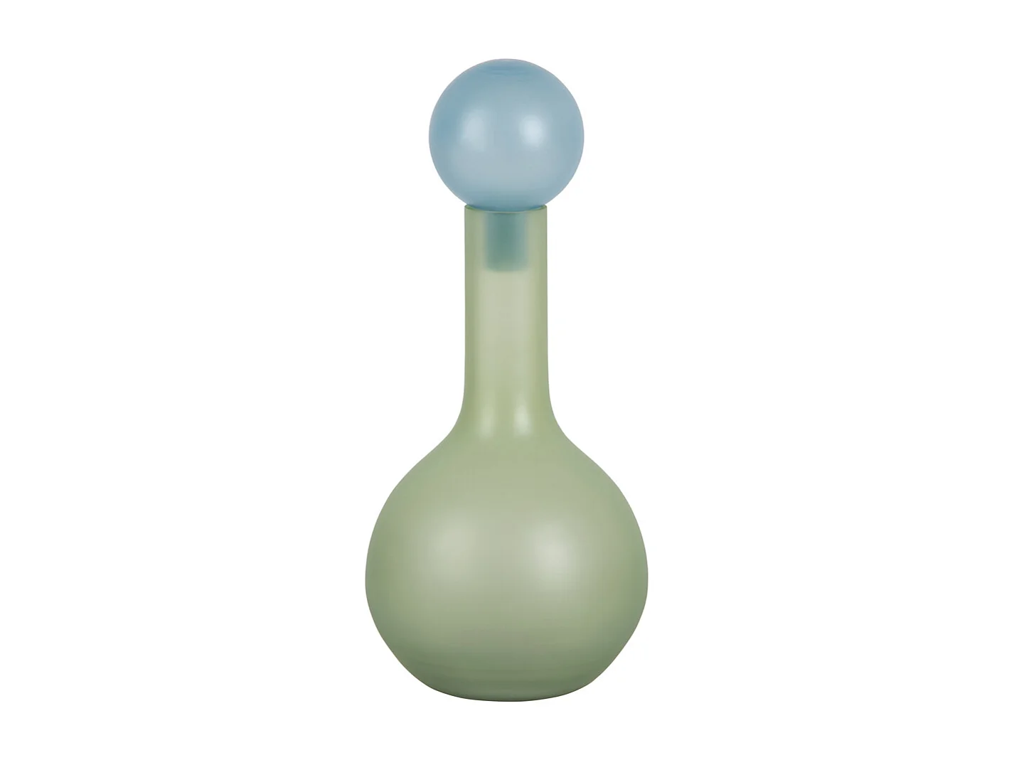 Vase Alegre Globo - Vert doux et bleu doux