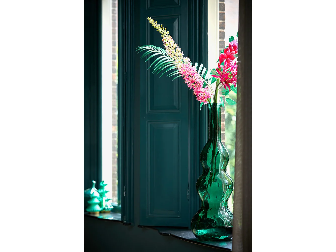 Vaas VENERIO - Ø26.5x75cm - Groen