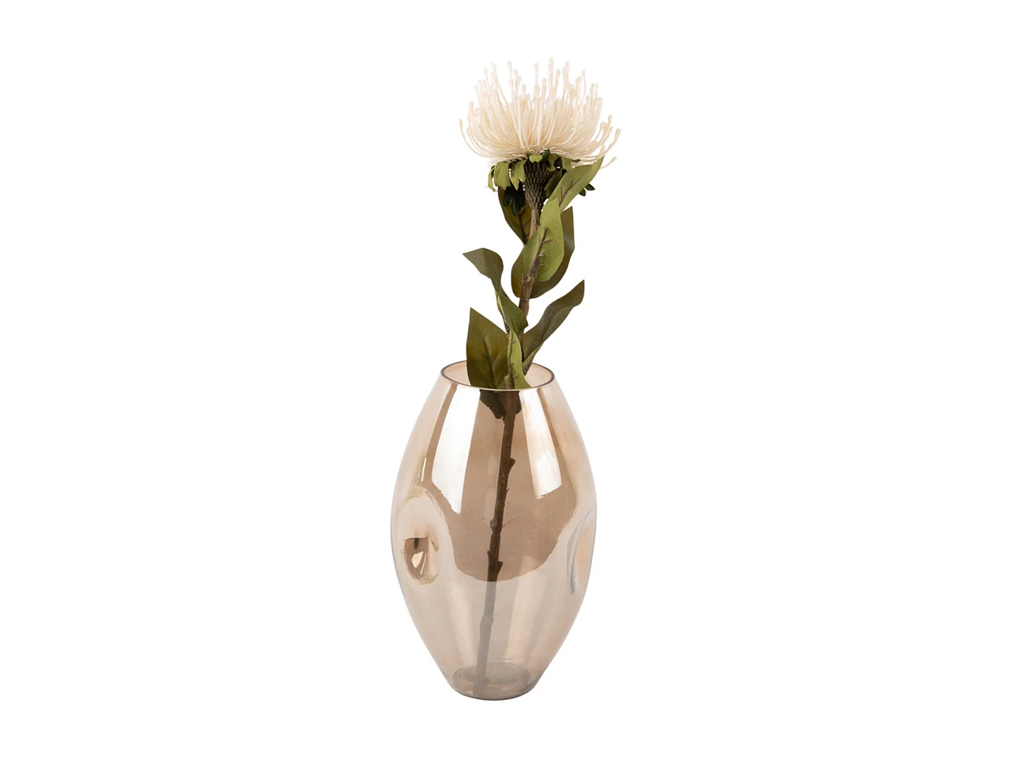 Vase Luster Organic - Brun Chocolat