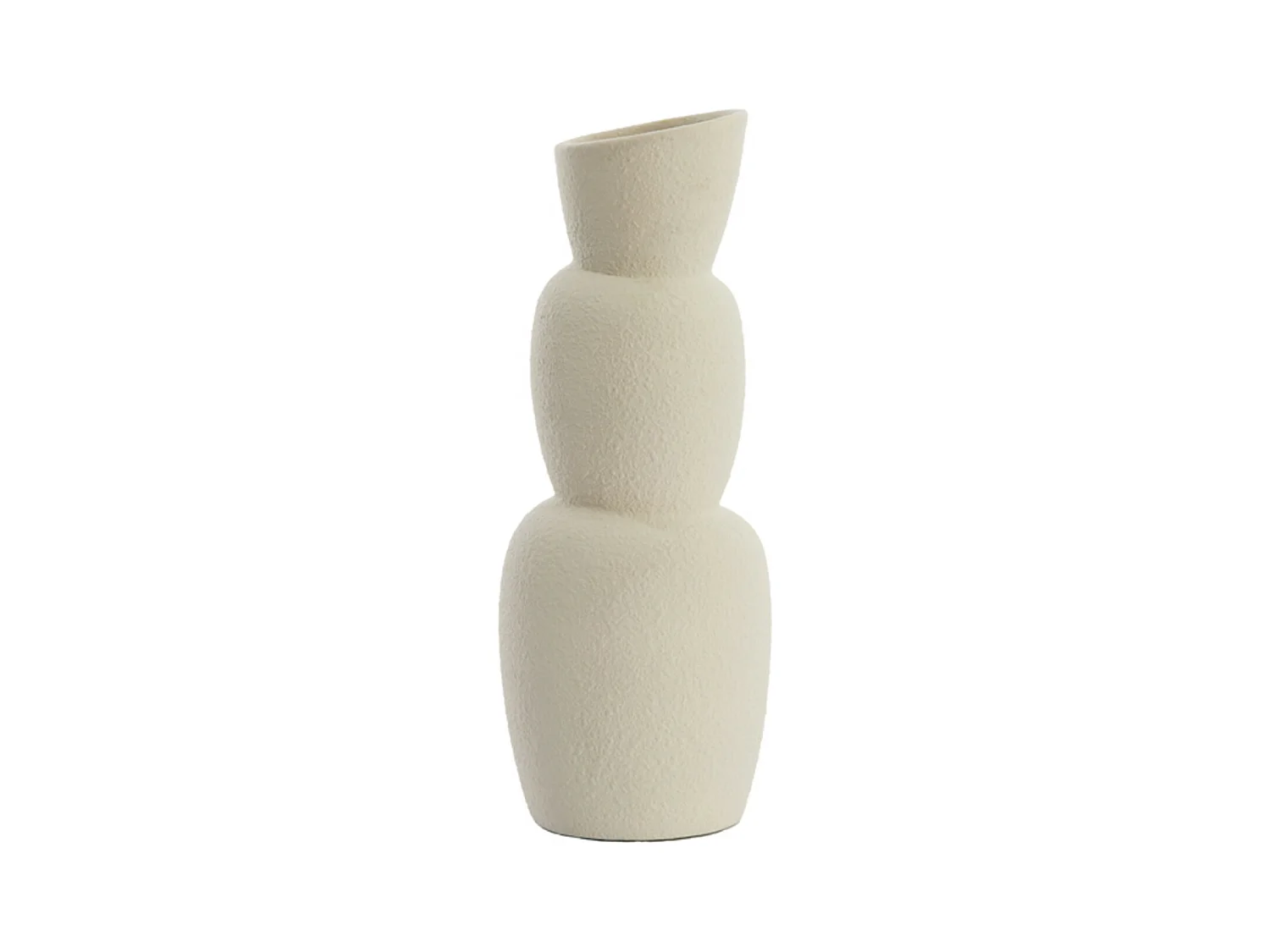 Vase ARAM - Ø14,5x37,5cm - Blanc