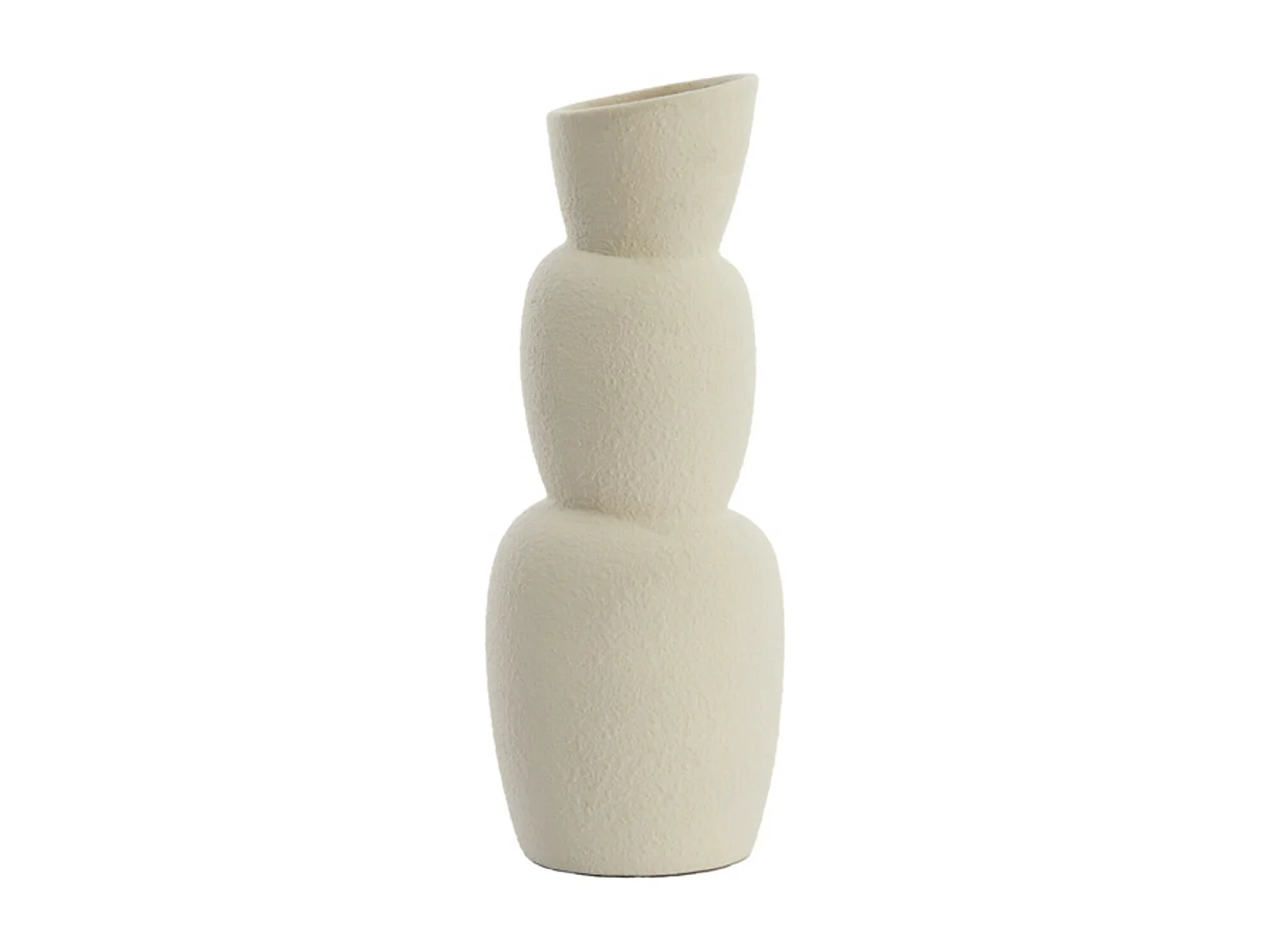 Vase ARAM - Ø14,5x37,5cm - Blanc