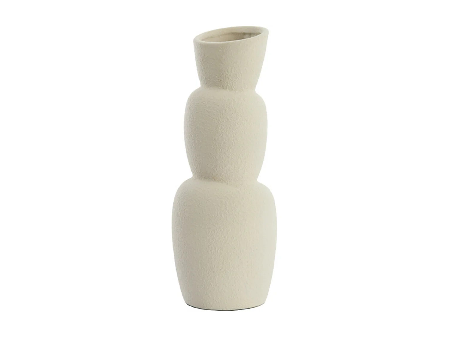 Vase ARAM - Ø14,5x37,5cm - Blanc