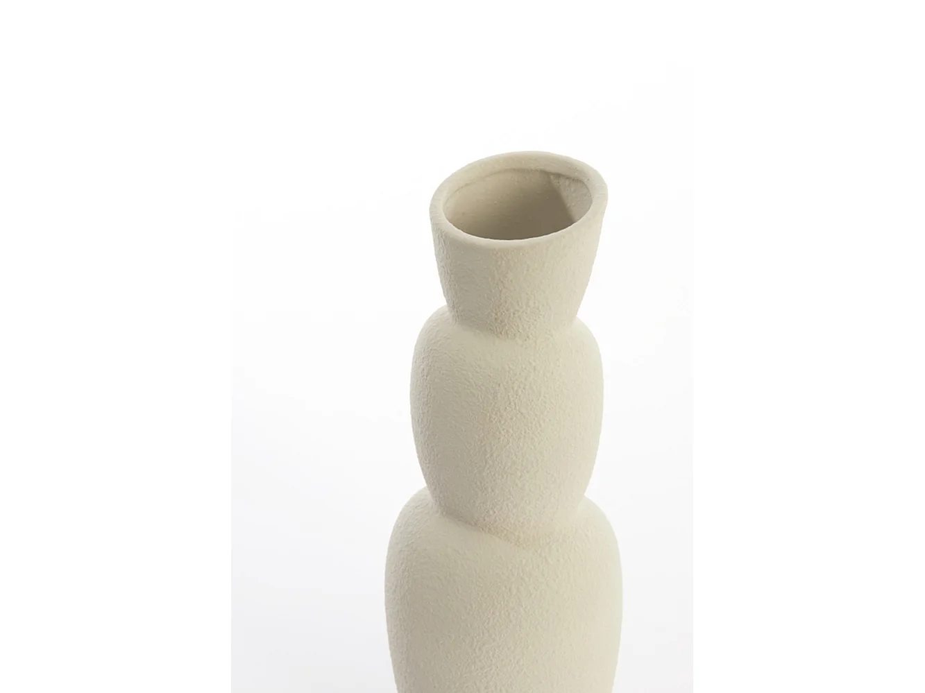 Vase ARAM - Ø14,5x37,5cm - Blanc