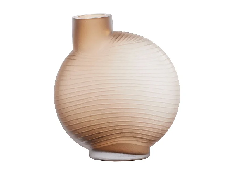 Vase TORNA - 25x13x27,5cm - Braun