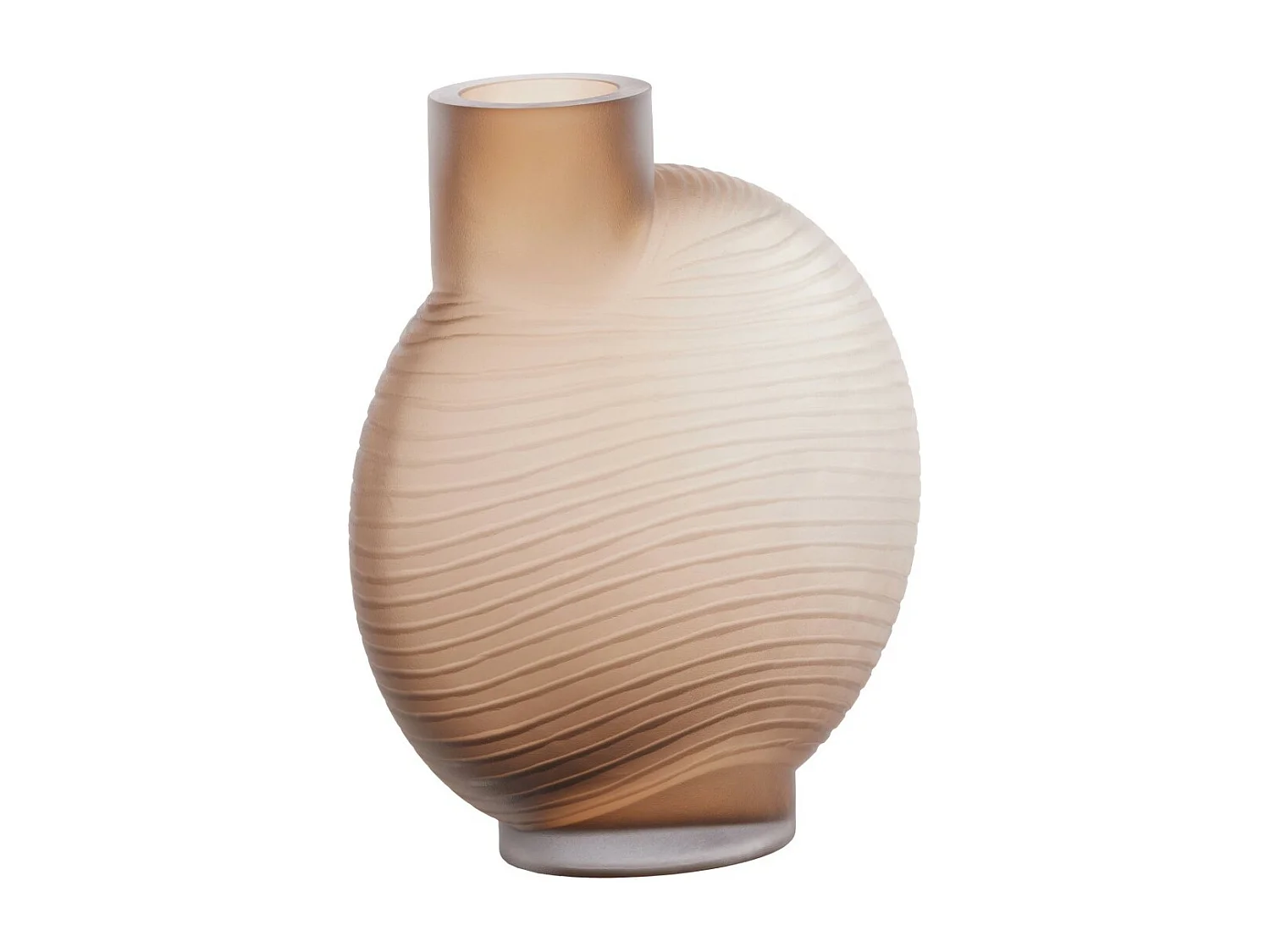 Vase TORNA - 25x13x27,5cm - Marron