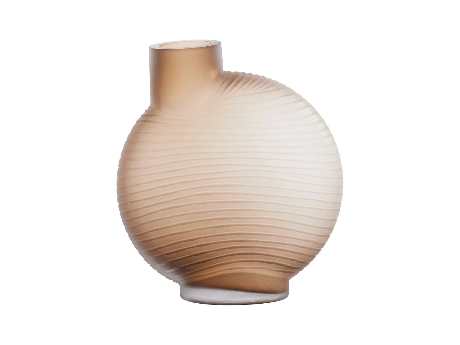 Vase TORNA - 25x13x27,5cm - Marron