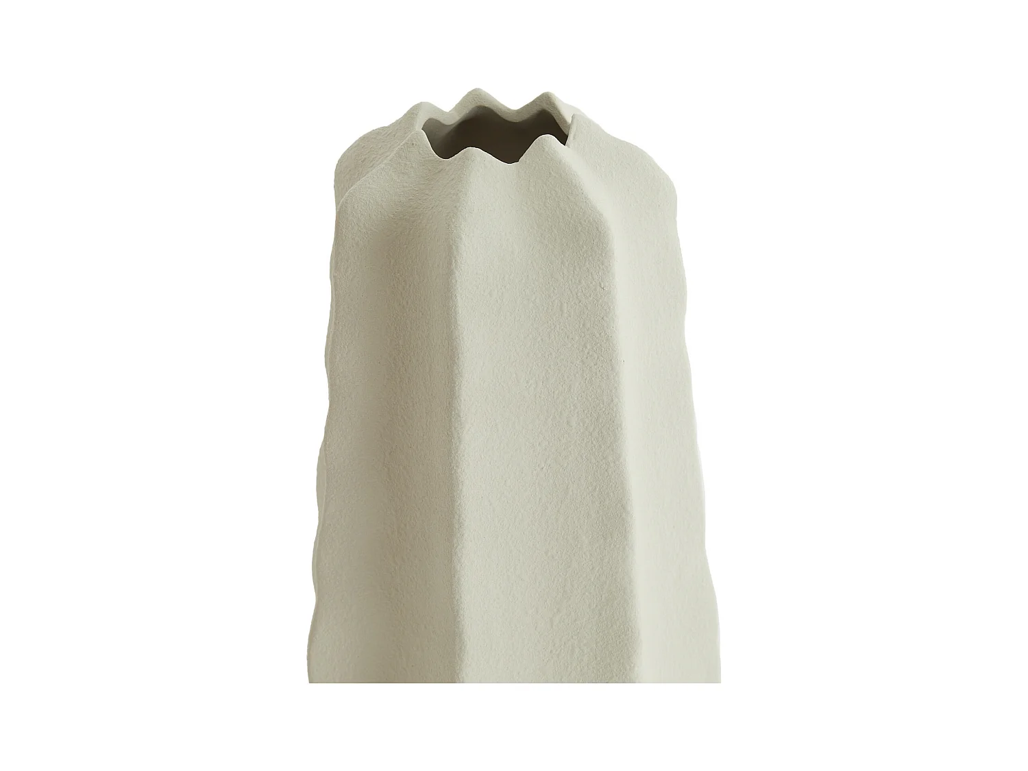 Vase ARIEIRO - Ø18,5x34cm - Weiß