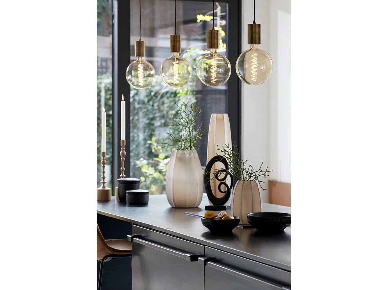 Vaas BRADLEY - Ø17x23.5cm - Bruin